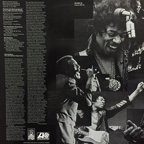 Historic Performances Recorded At The Monterey International Pop Festival