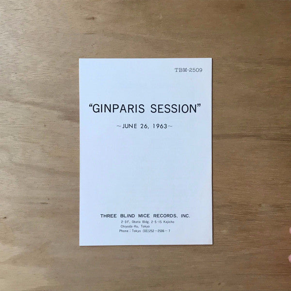 Ginparis Session = 銀巴里セッション