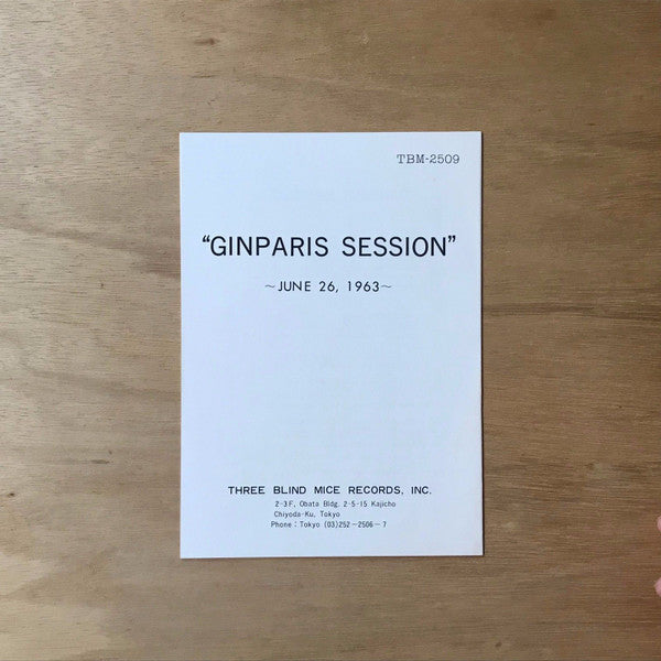 Ginparis Session = 銀巴里セッション