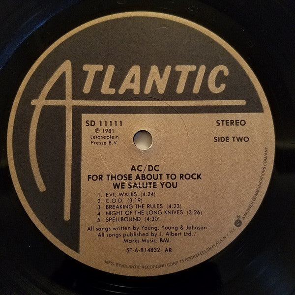 For Those About To Rock (We Salute You)