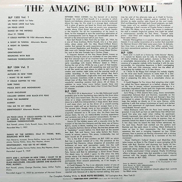 The Amazing Bud Powell, Volume 2
