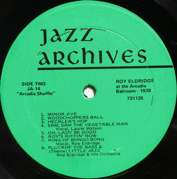 Roy Eldridge At The Arcadia Ballroom - 1939 (Arcadia Shuffle)