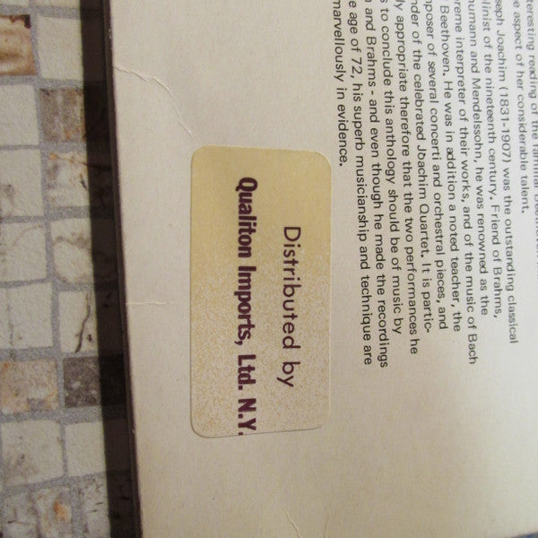 Great Virtuosi Of The Golden Age - Volume 1 - Violin