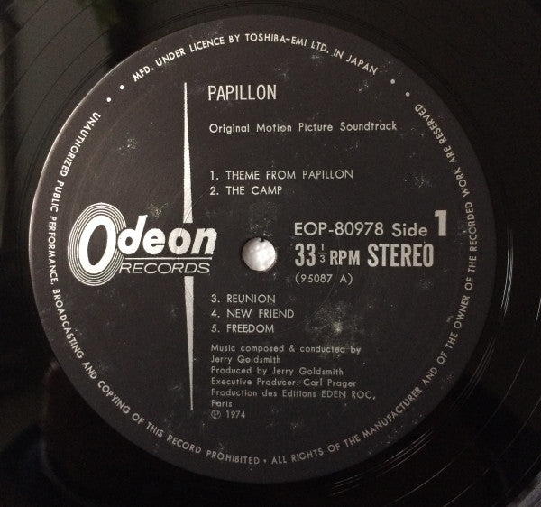 Papillon (Bande Sonore Originale Du Film = Original Motion Picture Soundtrack)