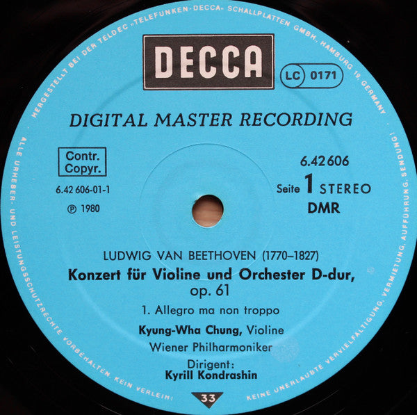 Violinkonzert D-Dur, Op. 61