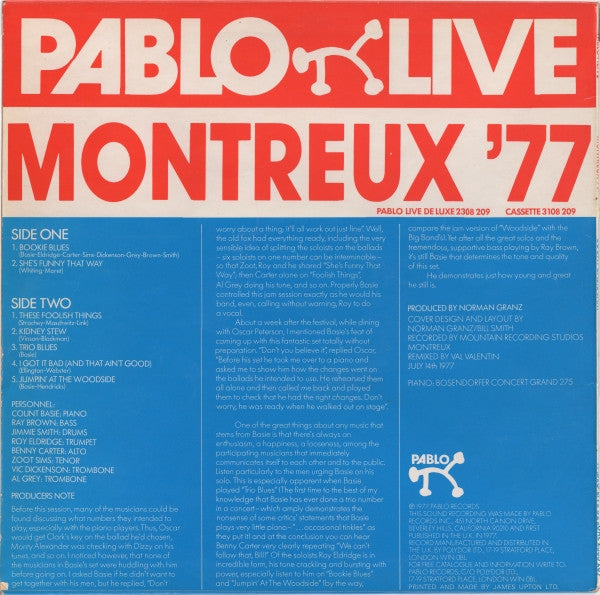 Count Basie Jam (Montreux '77)