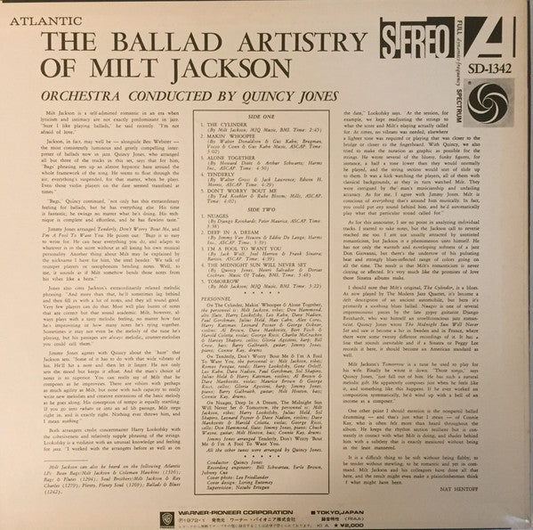The Ballad Artistry Of Milt Jackson