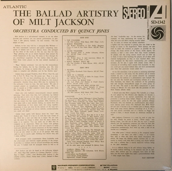 The Ballad Artistry Of Milt Jackson