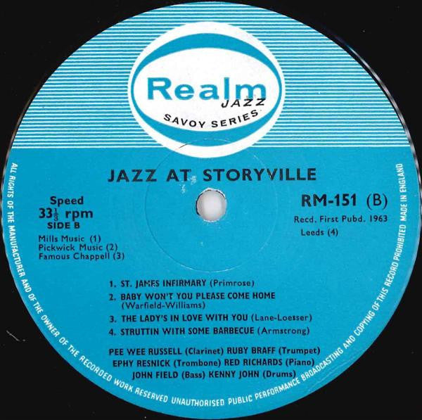 Jazz At Storyville