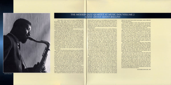 The Modern Jazz Quartet At Music Inn (Volume 2)