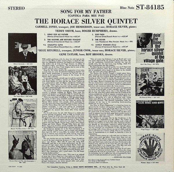 Song For My Father (Cantiga Para Meu Pai)