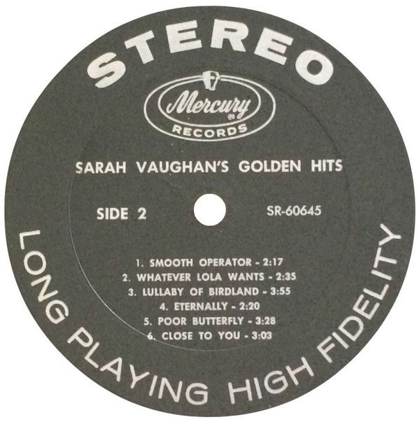 Sarah Vaughan's Golden Hits