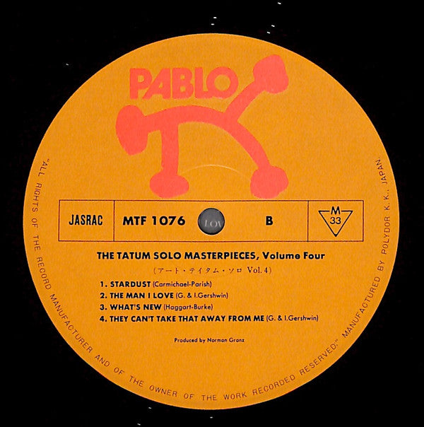 The Tatum Solo Masterpieces, Vol. 4