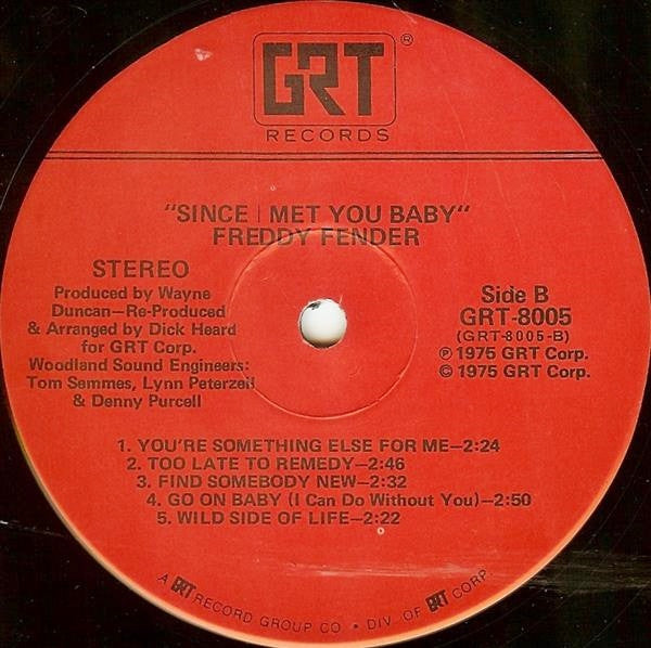 Since I Met You Baby