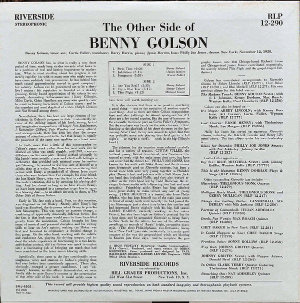 The Other Side Of Benny Golson