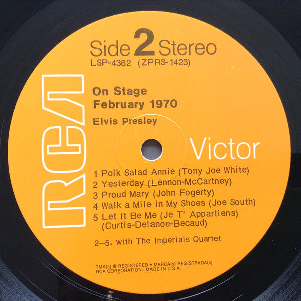 On Stage - February, 1970