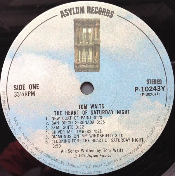 The Heart Of Saturday Night = 土曜日の夜