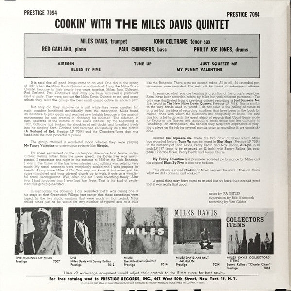 Cookin' With The Miles Davis Quintet