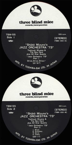 Shuko Mizuno's "Jazz Orchestra '73"
