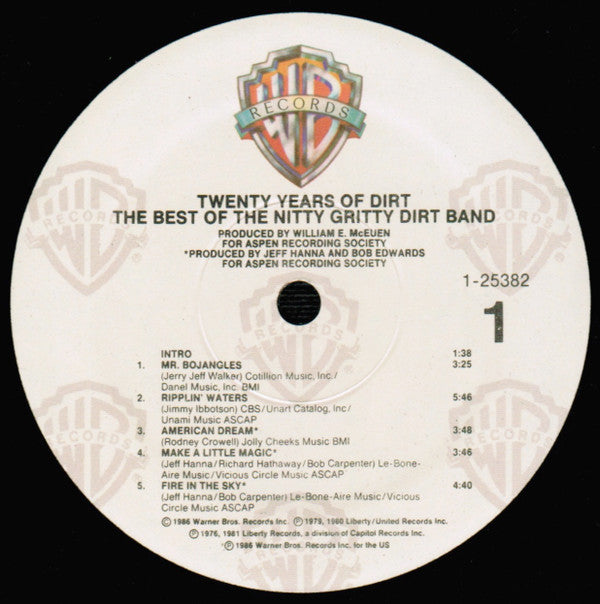 Twenty Years Of Dirt - The Best Of The Nitty Gritty Dirt Band