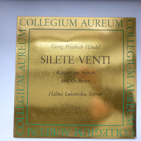 Silete Venti - Kantaten Für Sopran Und Orchester