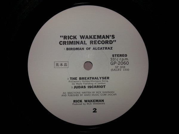 Rick Wakeman's Criminal Record