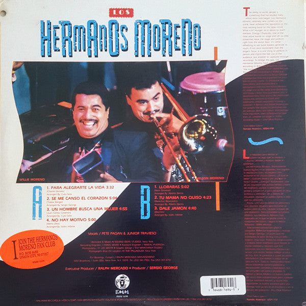 Master Release: Para Alegrarte La Vida by Los Hermanos Moreno