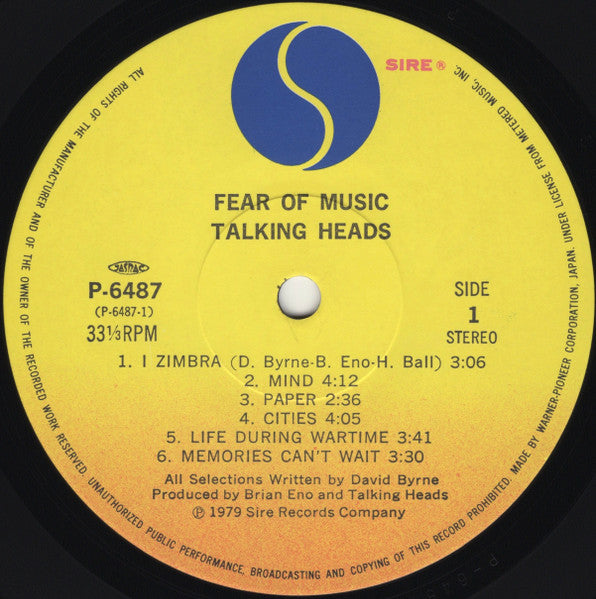 Fear Of Music