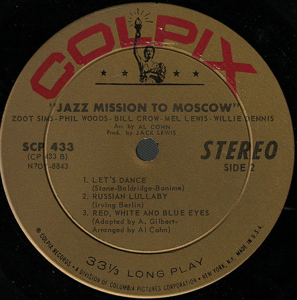 Jazz Mission To Moscow (Featuring Top Jazz Artists On Their Return From Tour Of Soviet Union 1962)