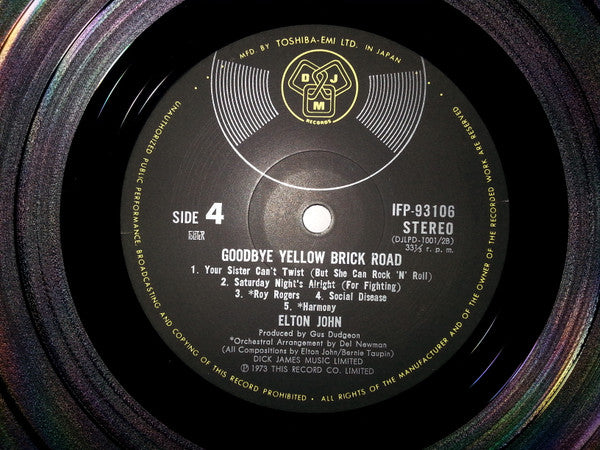 Goodbye Yellow Brick Road