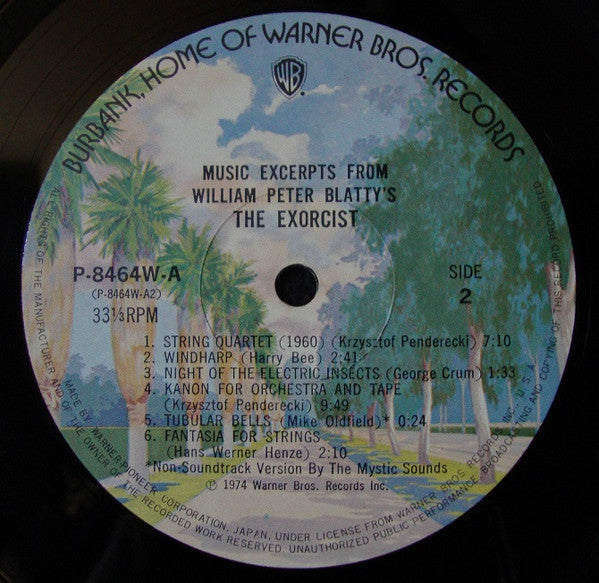 Music Excerpts From William Peter Blatty's The Exorcist