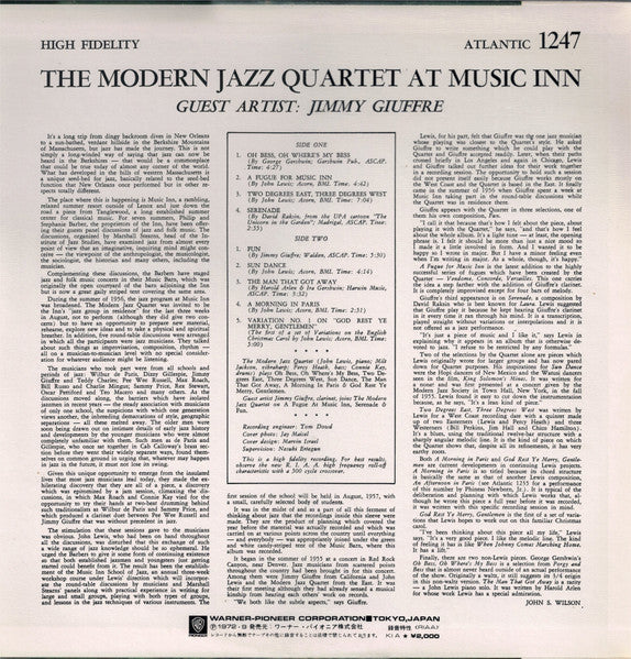 The Modern Jazz Quartet At Music Inn