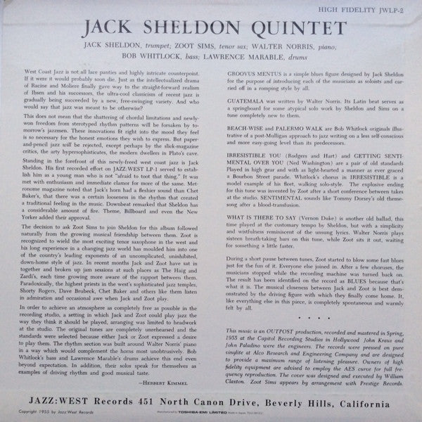 Jack Sheldon Quintet