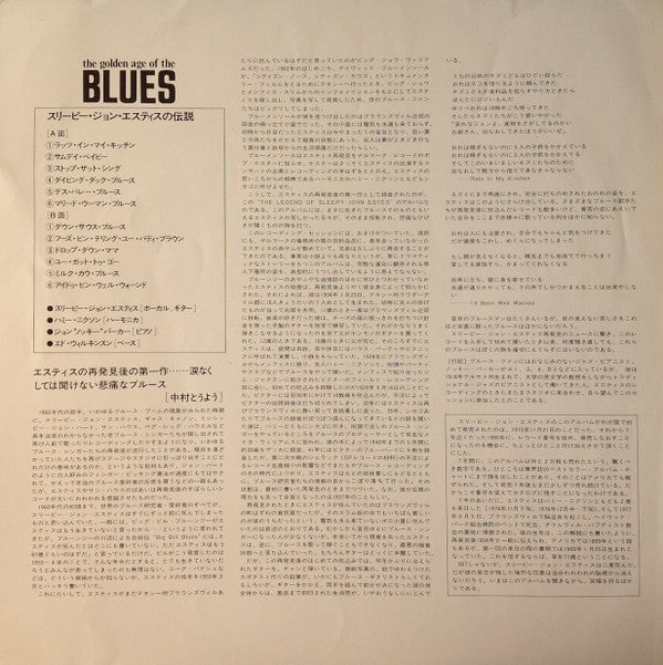 The Legend Of Sleepy John Estes = スリーピー・ジョン・エスティスの伝説