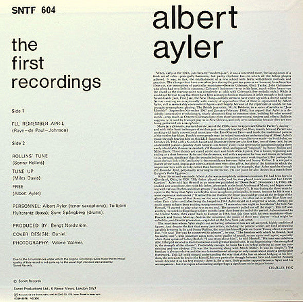 The First Recordings
