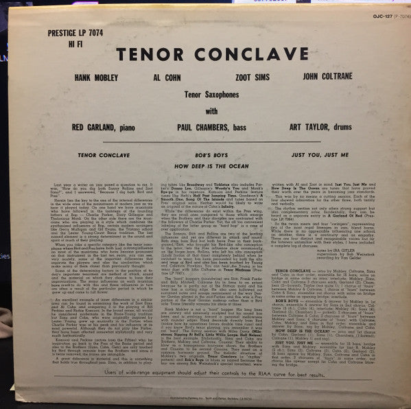 Tenor Conclave