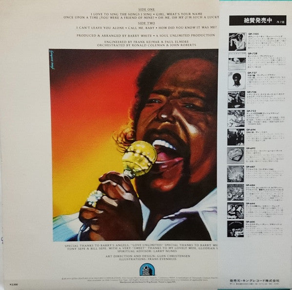 I Love To Sing The Songs I Sing