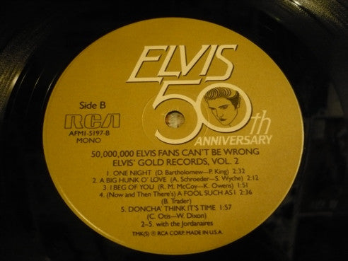 50,000,000 Elvis Fans Can't Be Wrong (Elvis' Gold Records, Vol. 2)