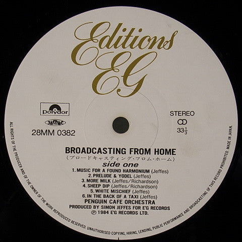 Broadcasting From Home