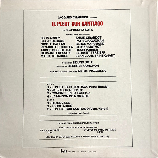 Il Pleut Sur Santiago