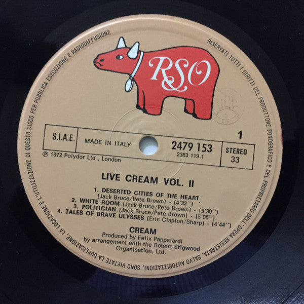 Live Cream Volume II