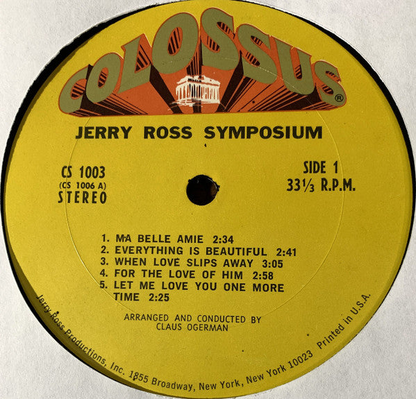 Jerry Ross Symposium