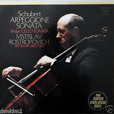 Schubert: Sonata For Arpeggione And Piano / Bridge: Sonata For Cello And Piano