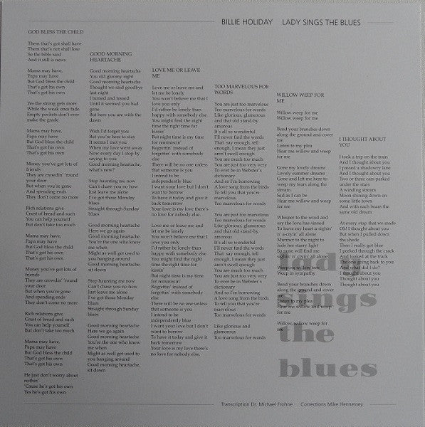 Lady Sings The Blues