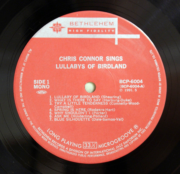 Sings Lullabys Of Birdland