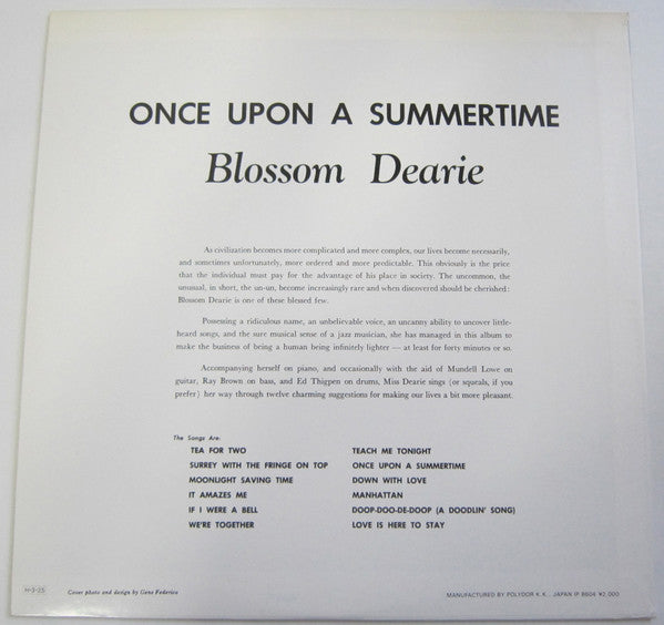 Once Upon A Summertime