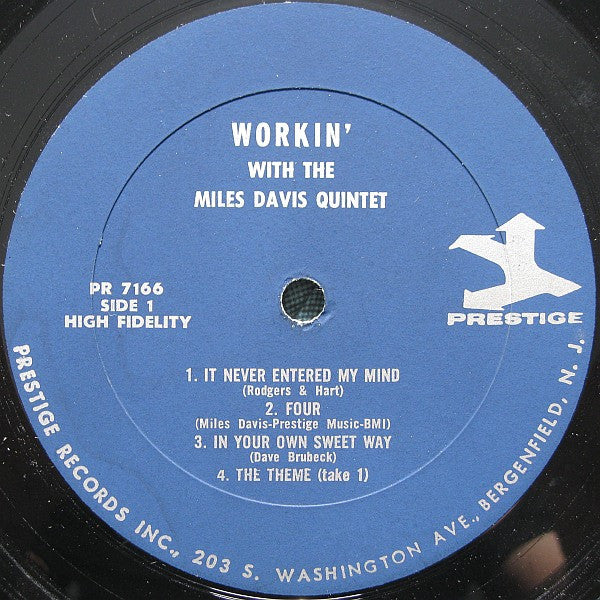 Workin' With The Miles Davis Quintet