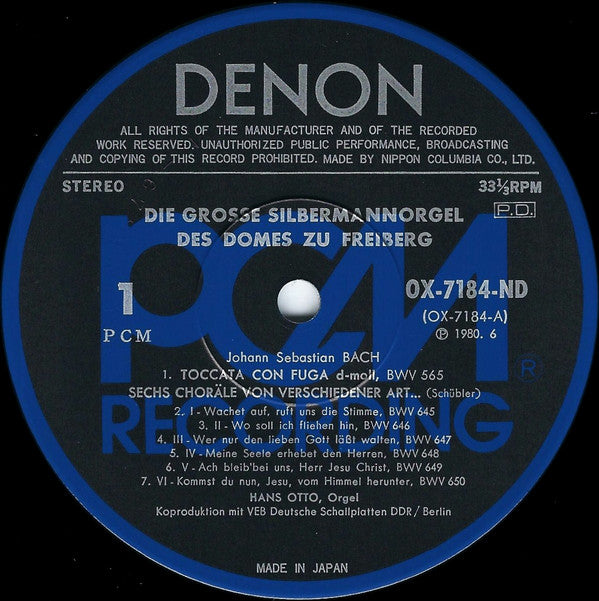 Die Grosse Silbermannorgel Des Domes Zu Freiberg