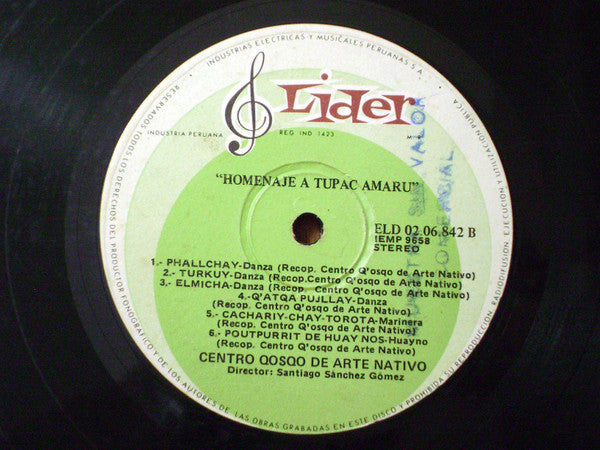 Homenaje A Tupac Amaru