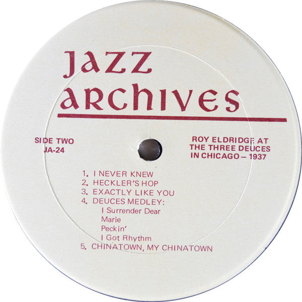 Live! At The Three Deuces Club 1937